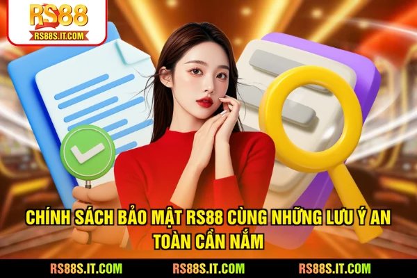 Chính sách bảo mật RS88 cùng những lưu ý an toàn cần nắm
