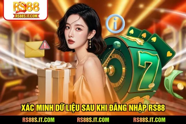 Xác minh dữ liệu sau khi đăng nhập RS88